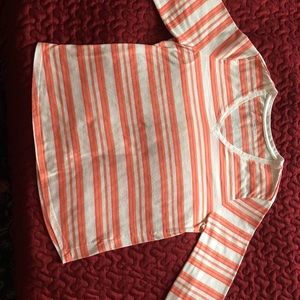 Large size 2/3sleeve blouse